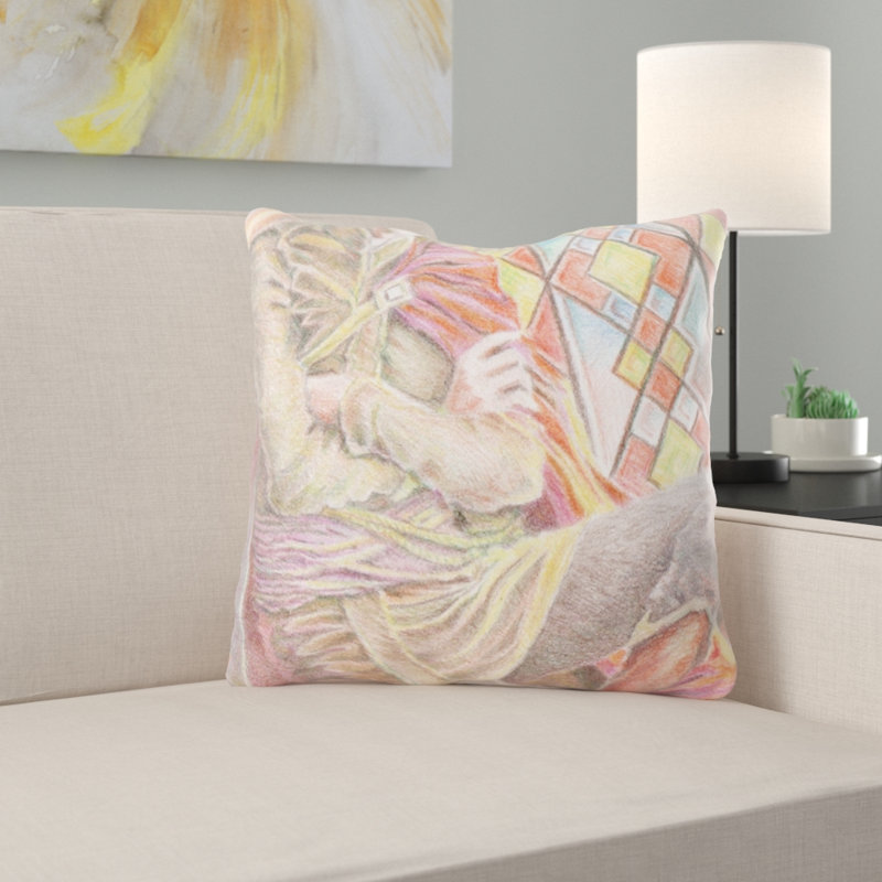 Housse de coussin d'extérieur carré, Microsuède, Intérieur