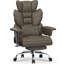 Ergonomic High Back Executive Office Chair with Retractable Footrest, Lumbar Support and Adjustable Height-1024532516-1010495787