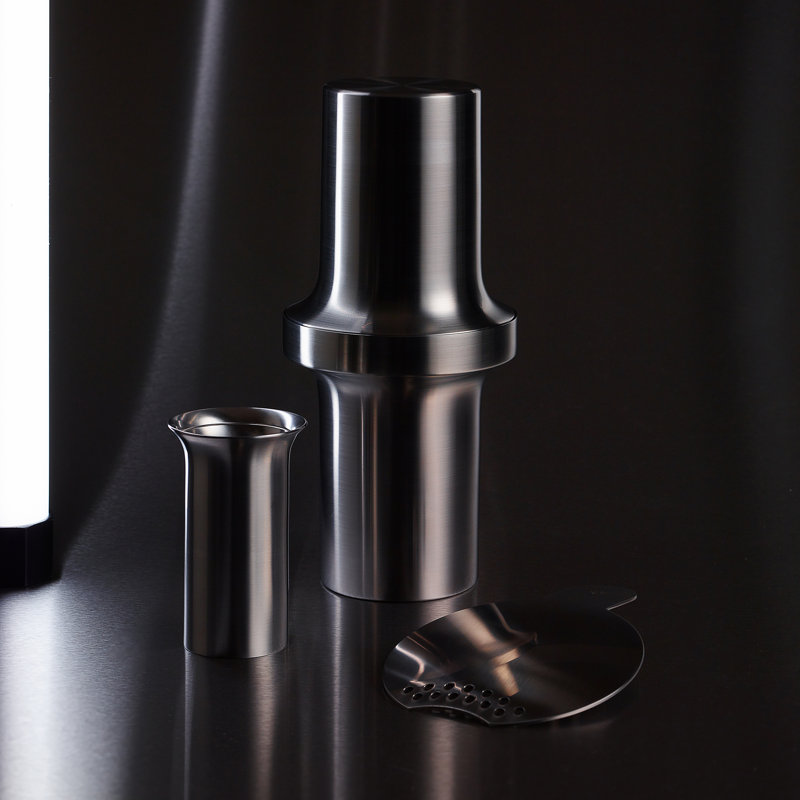 Stainless Steel Cocktail Strainer, Brushed