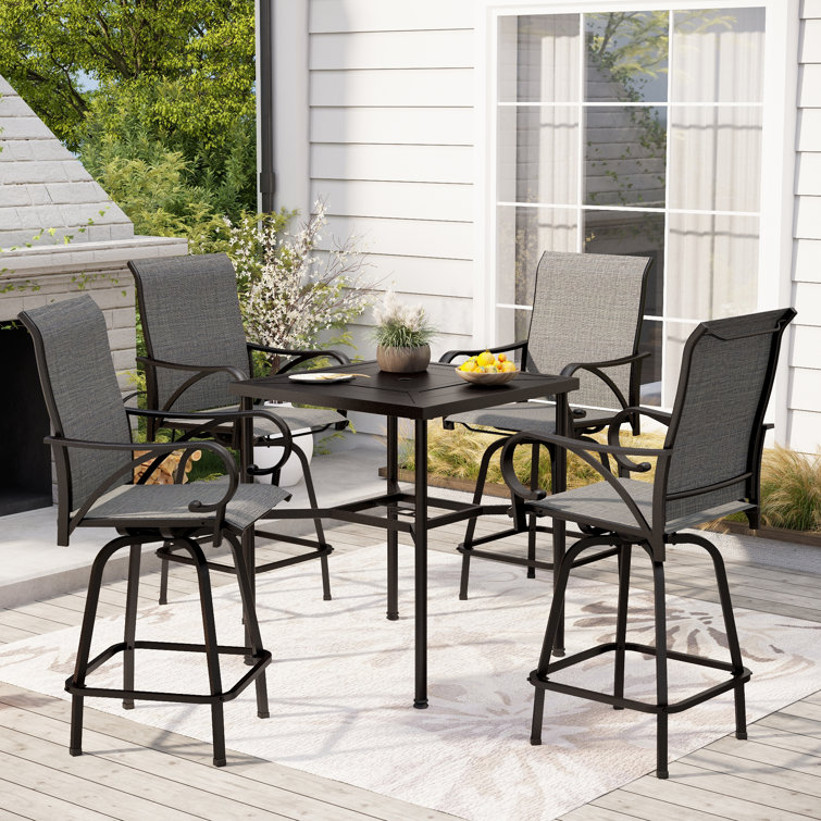 Alyne Square 4 - Person 32" Long Bar Height Dining Set