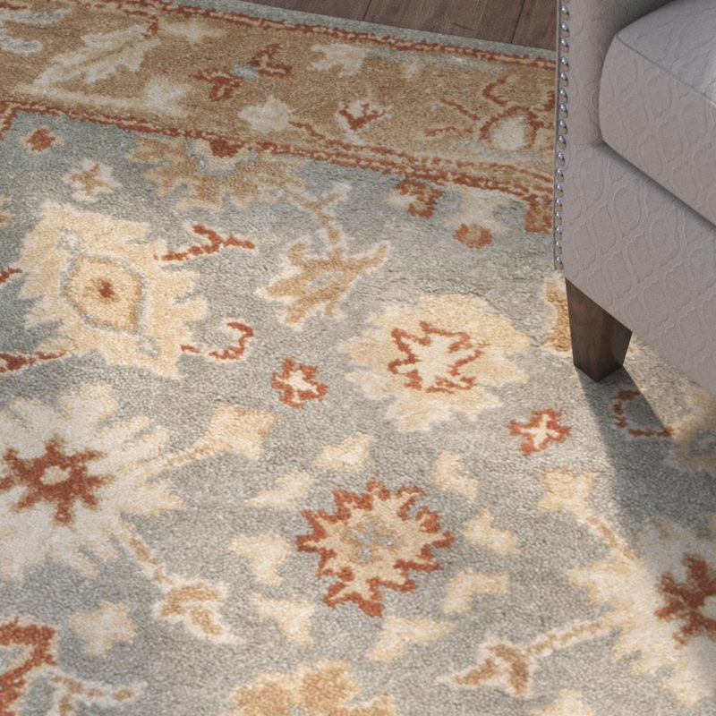 Dunbar Hand Tufted Wool Oriental Rug, Square 6'