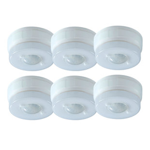 Plastic LED Flush Mount (Set of 6)
