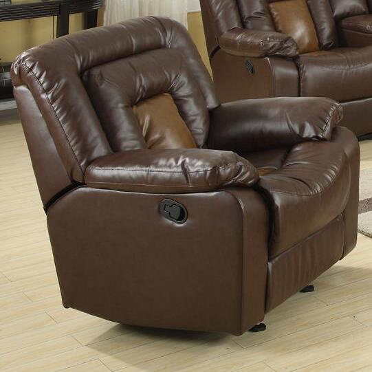 Fauteuil inclinable manuel Alice, Brun
