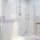 Unidoor-X 72" W x 72" H Hinged Frameless Shower Door with ClearMax™ Technology