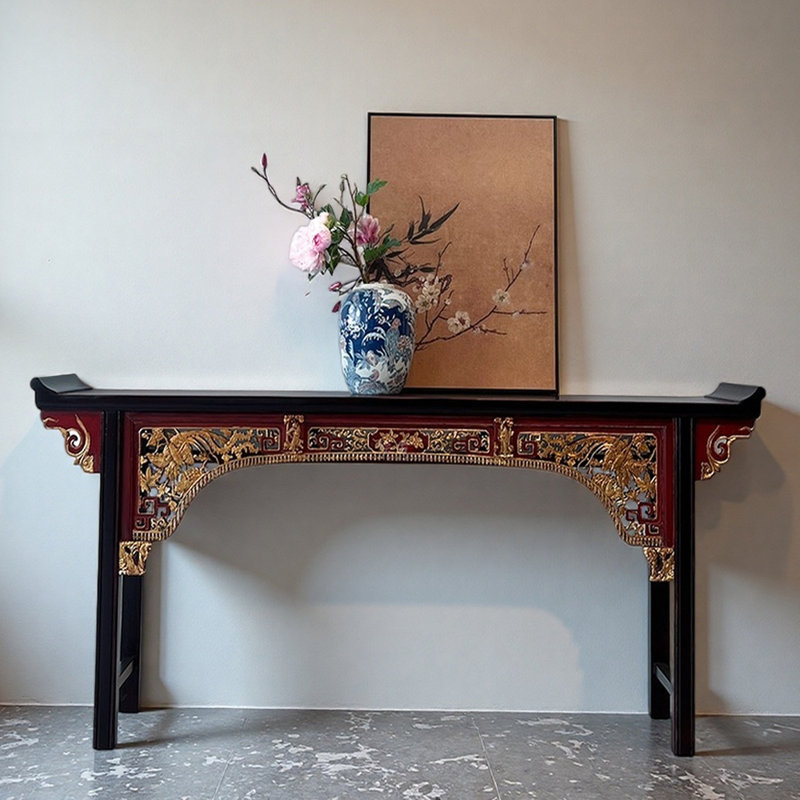 Console d'entrée de style chinois antique patiné