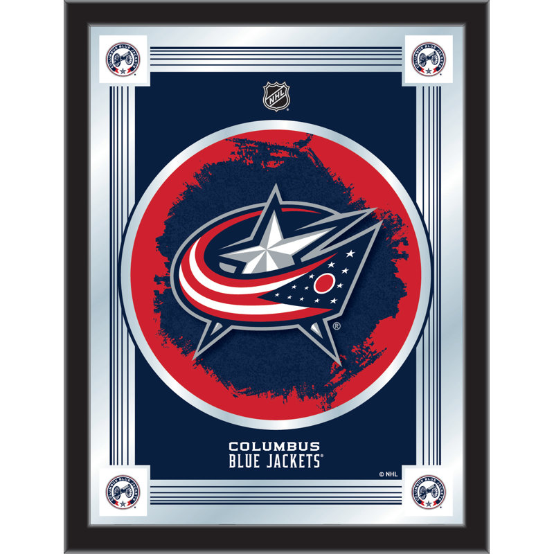 « logo mirror », impression encadrée NHL, Columbus Blue Jackets
