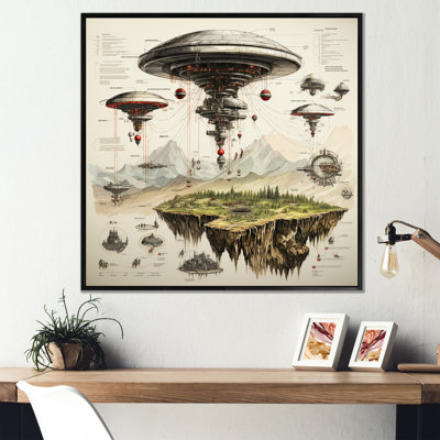 " Diagrammatic Drawing UFOs "