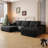 Modern Minimalist Upholstered Boneless Cloud Sectional Sofa Couches for Living Room, Deep Seat Corner Couch, No Assembly Required-429818159-429818152-429818155