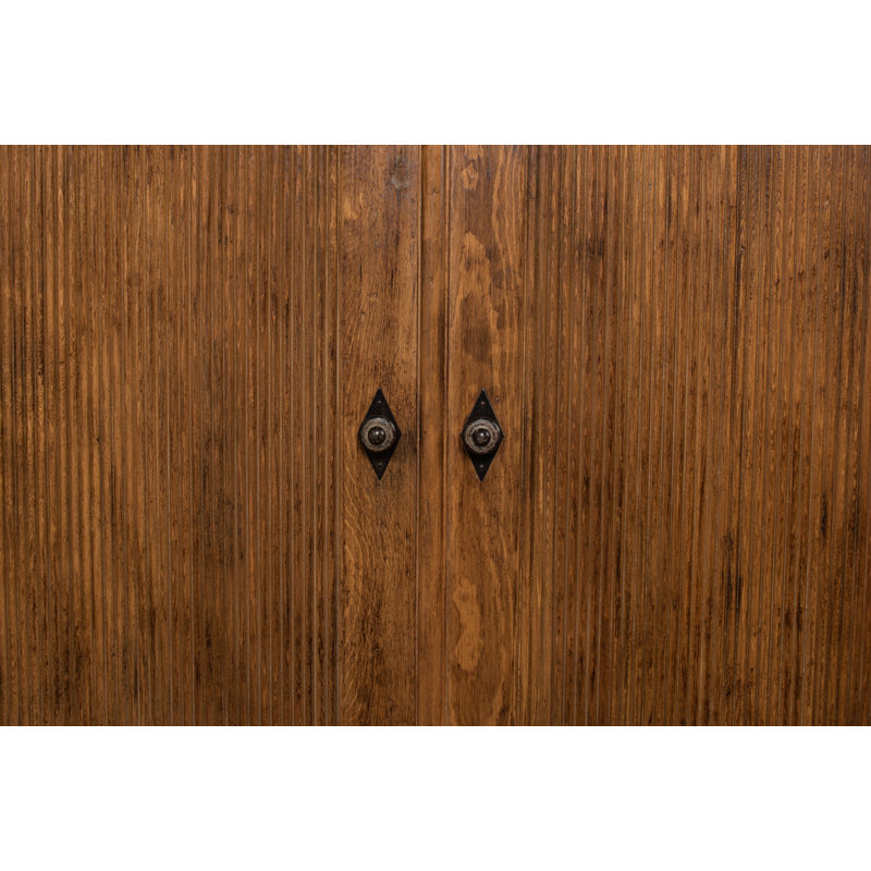 Brooks 63'' W Solid Wood Sideboard, Brown