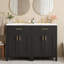 Meuble-lavabo double moderne de 48 pouces avec deux lavabos en céramique, armoire de rangement avec 2 tiroirs basculants-1662506152