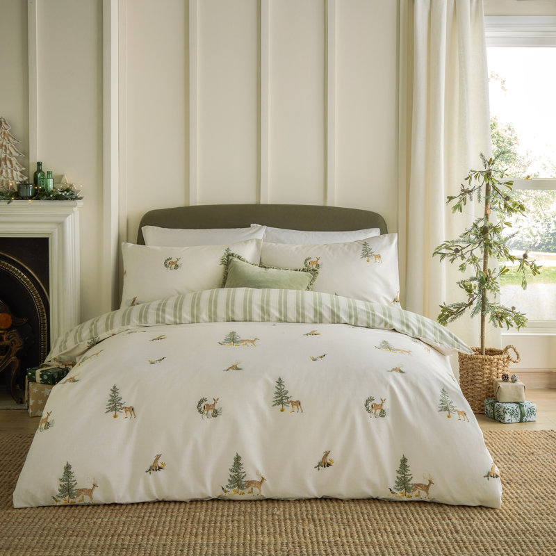 Charlecote 100% Cotton Machine Printed Sheet Set