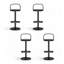 Chaise d'appoint noire Wishbone (ensemble de 4)-908012342-908012339-908012338