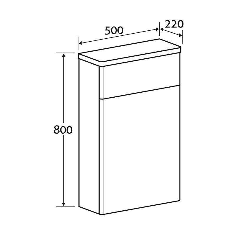 Eve Under Sink Cabinet, Charcoal