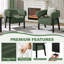 Upholstered Corduroy Armchair-1614086934