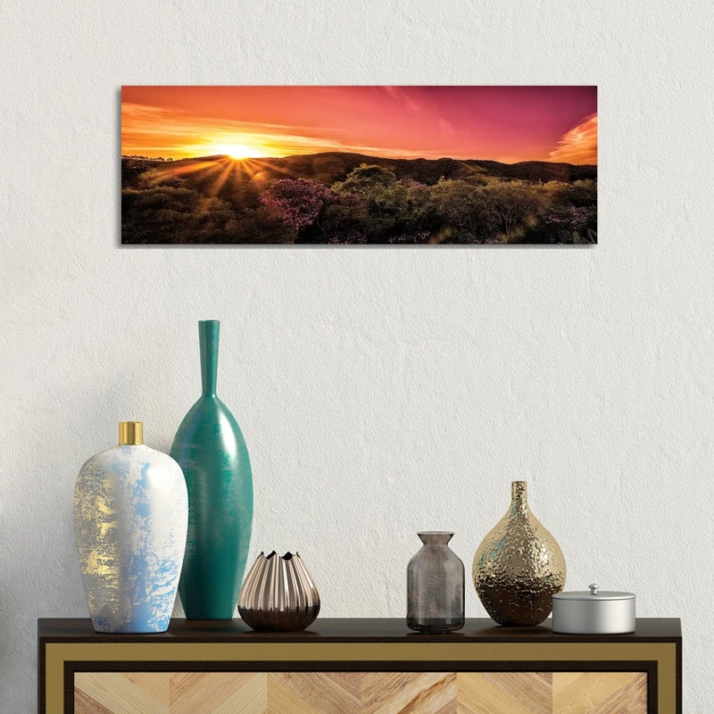 Tropical Forest IV 1 Piece Wrapped Canvas Panoramic Wall Art
