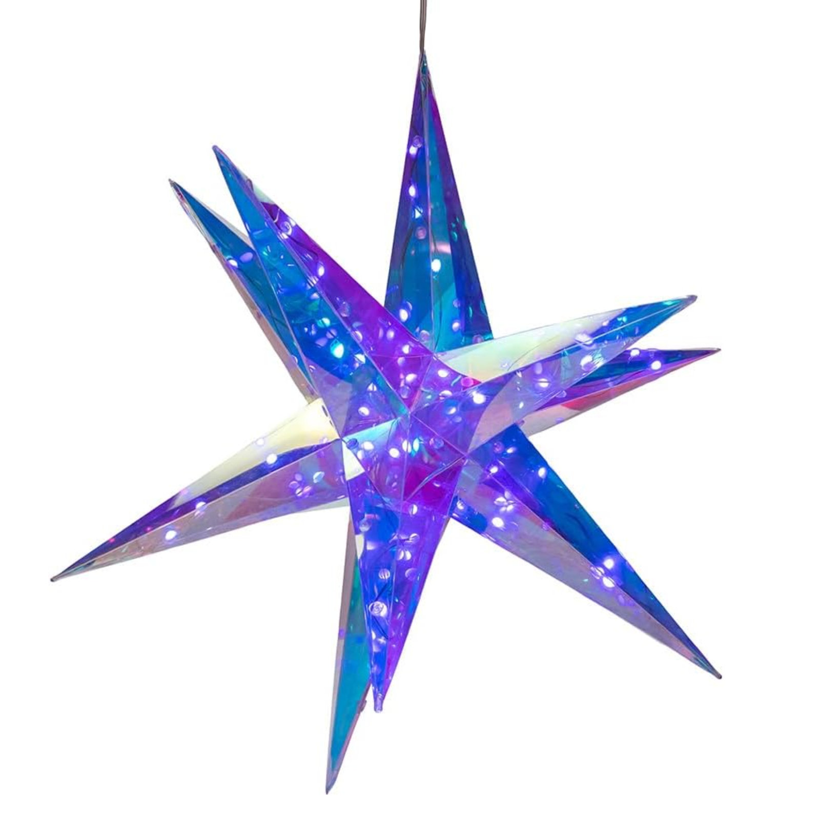 Kurt Adler's 17.75" 60-Light RGB Smart LED Holographic Starburst