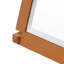 Miroir de table réglable en bois