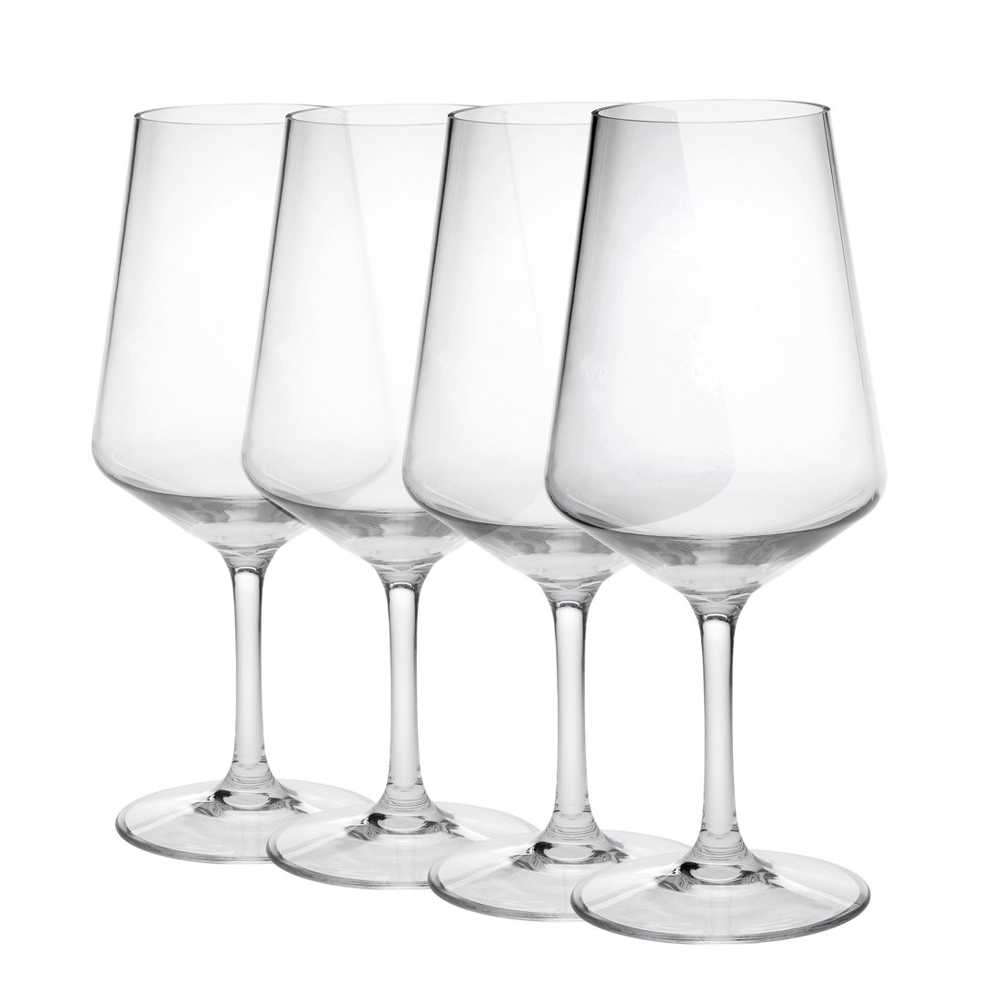 Winans 19oz. Wine Glass Set (Set of 4) Wrought Studio™
