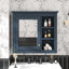 Armoire de rangement murale 30 po x 28 po, armoire de rangement murale pour salle de bain, armoire murale moderne avec miroir
