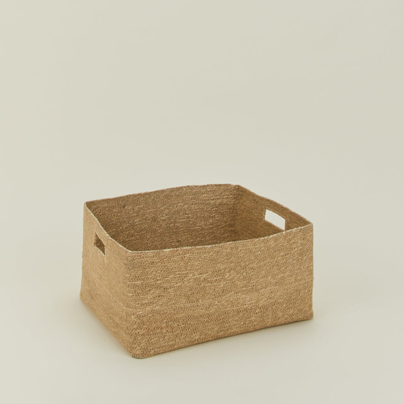 Essential Laundry Basket with Handles, Natural