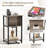 Maguda End Table and Built-In Outlets