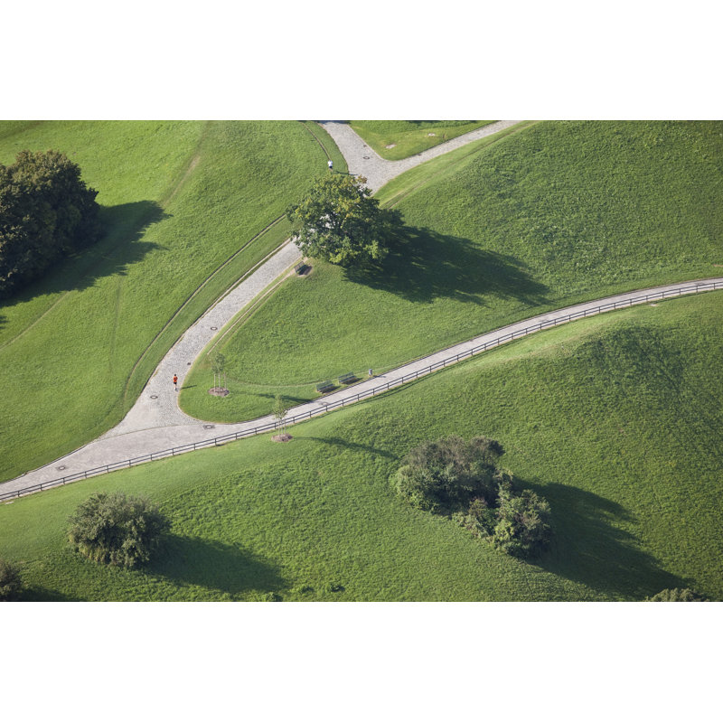 Green Park by Grafissimo - Wrapped Canvas Print, 20cm H x 30cm W x 3.8cm D