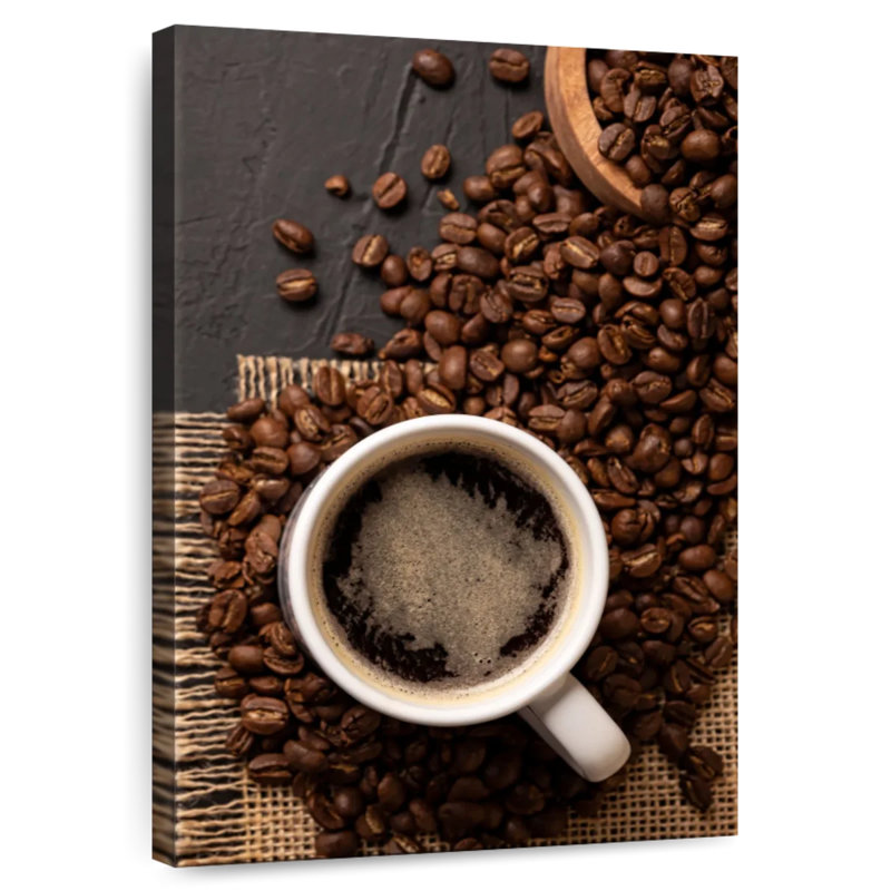 Yarlin Beans To Espresso, 51" H x 34" W