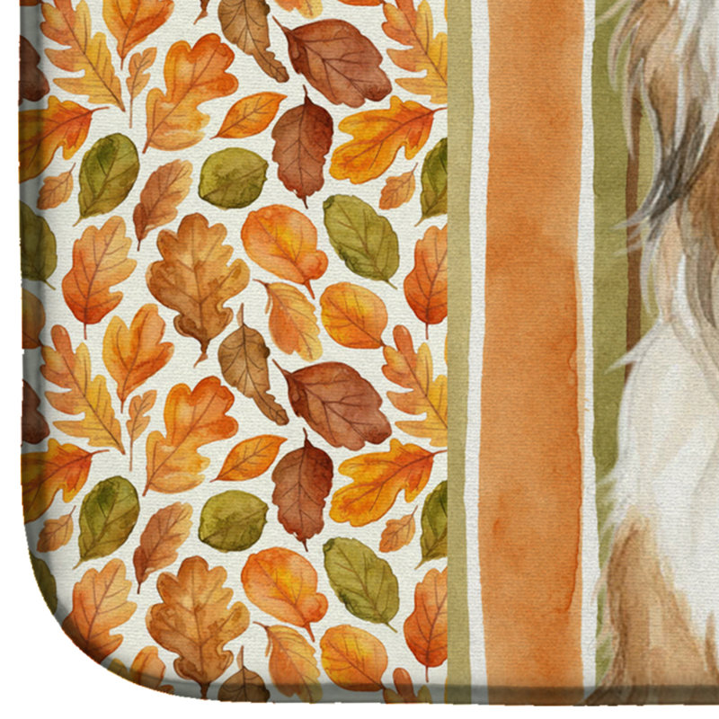 Tapis blanc et brun clair