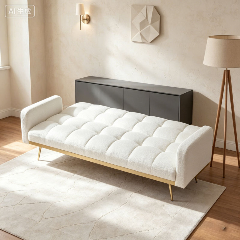 Canapé-lit 69 po, Beige
