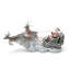 Santa's Midnight Ride Sleigh Figurine