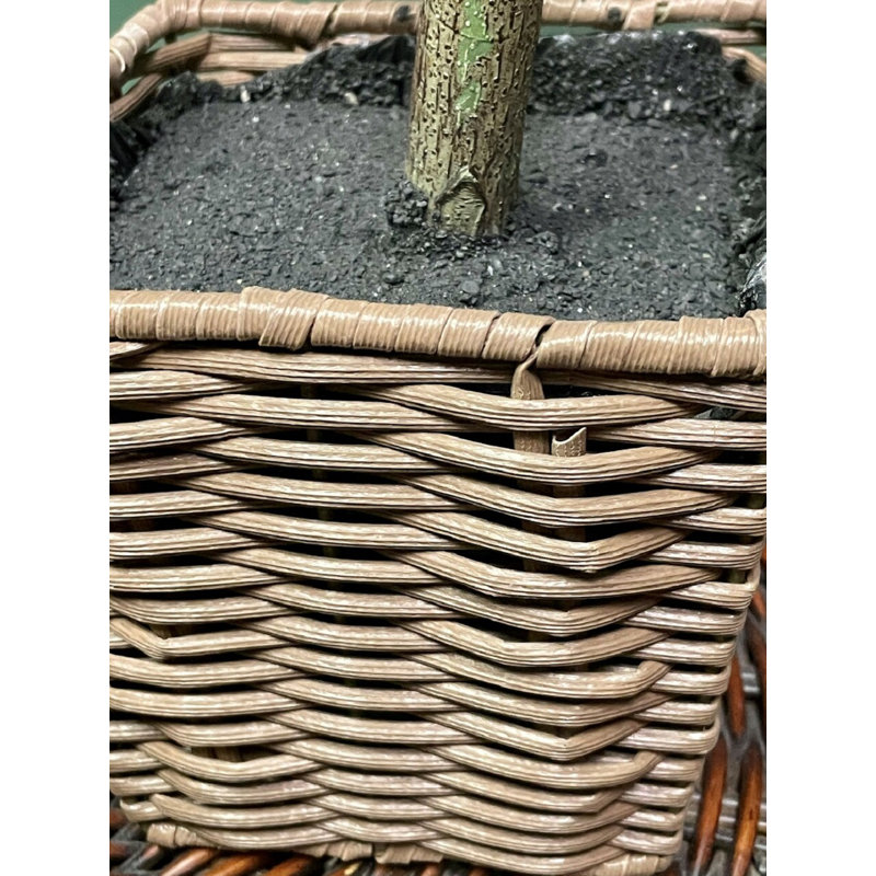 Arbre de violon artificiel en pot 4 pi, H 72 po x l 27 po x P 20 po