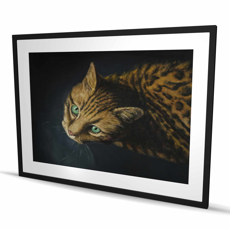 Imprimé matelassé félin moderne Bengal Cat