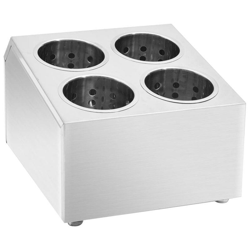 Stainless Steel Square Utensil Holders/Pots/Jars