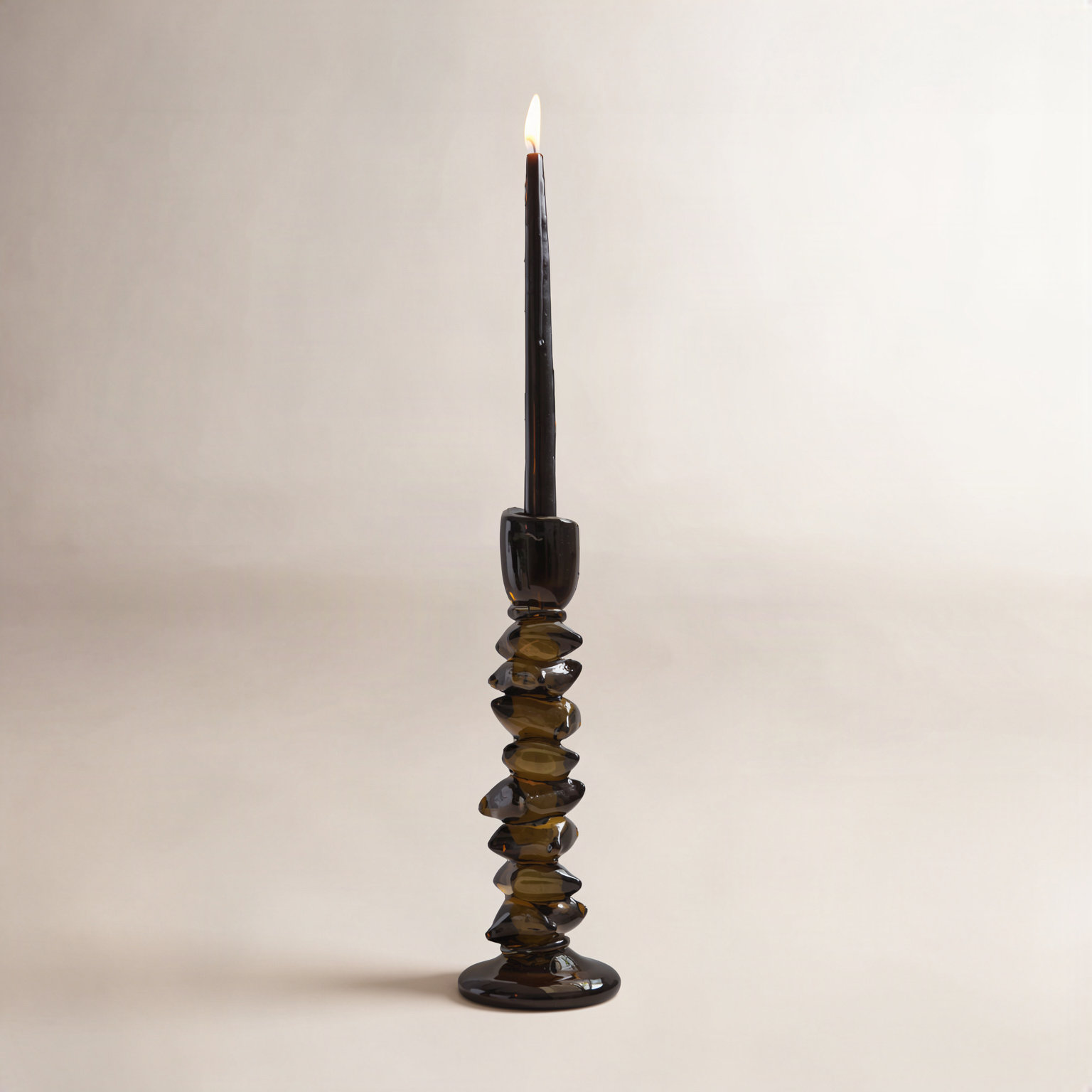 Candlestick Holder, 13.50" H x 4.50" W x 4.50" D