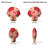2D Flat Watercolor Rose Bouquet Plant Lover Gift 2D Flat Printed Shaped Filling Pillow Decorative Cushion, Suitable for Sofa Bed Dressing Table Chair, And Romantic Room Decor Shape Inspiration 40cm-139533275