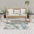 Clemencio Ivory Blue Modern Rug-2089411375