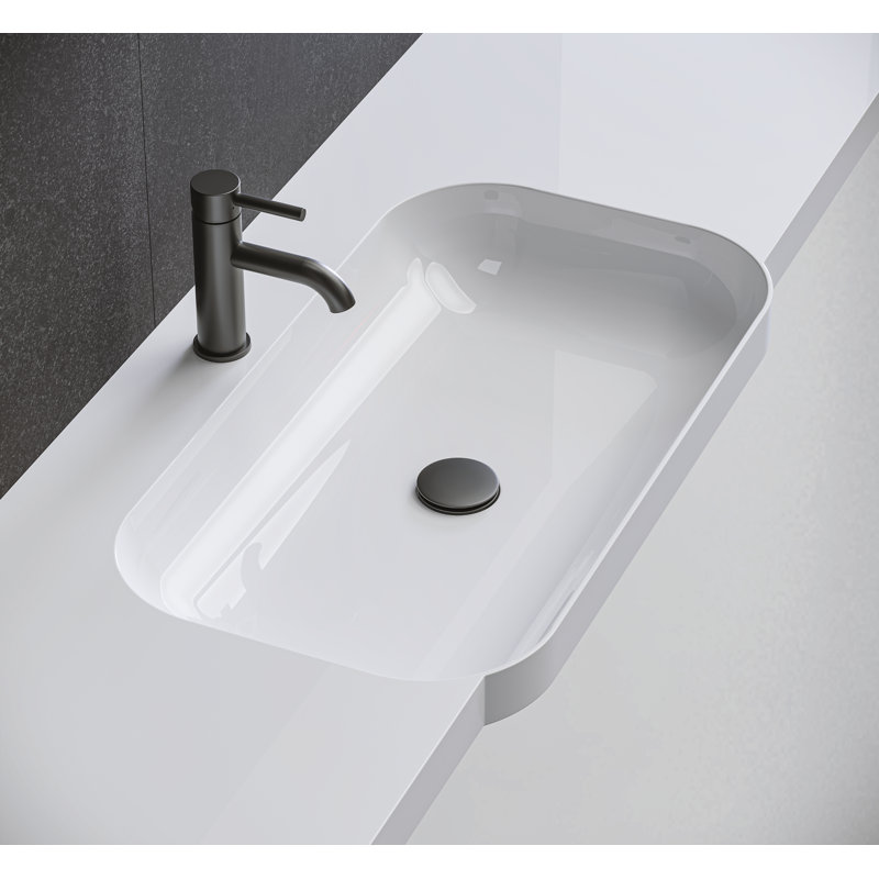 2.4'' W Drain Stopper, Matt Black