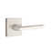 Emtek Privacy Leverset w/ Square Rosette and Helios Lever