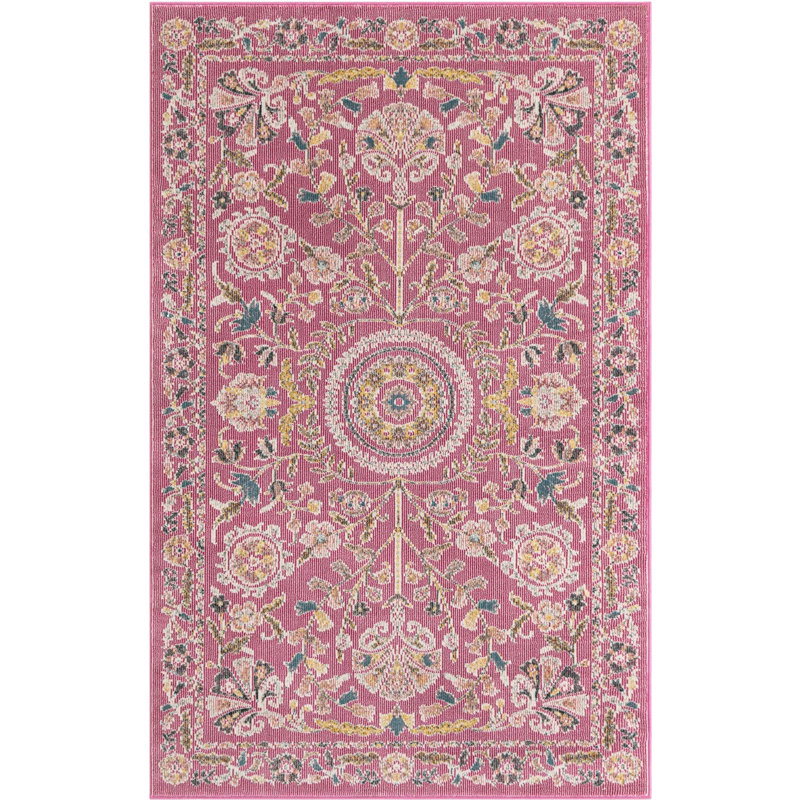  Blossom Rug, Rectangle 3'3" x 5'3", Pink