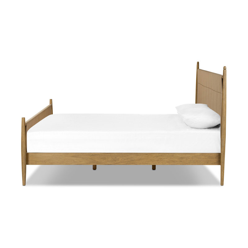 Richard Bed, King, Burnished Parawood