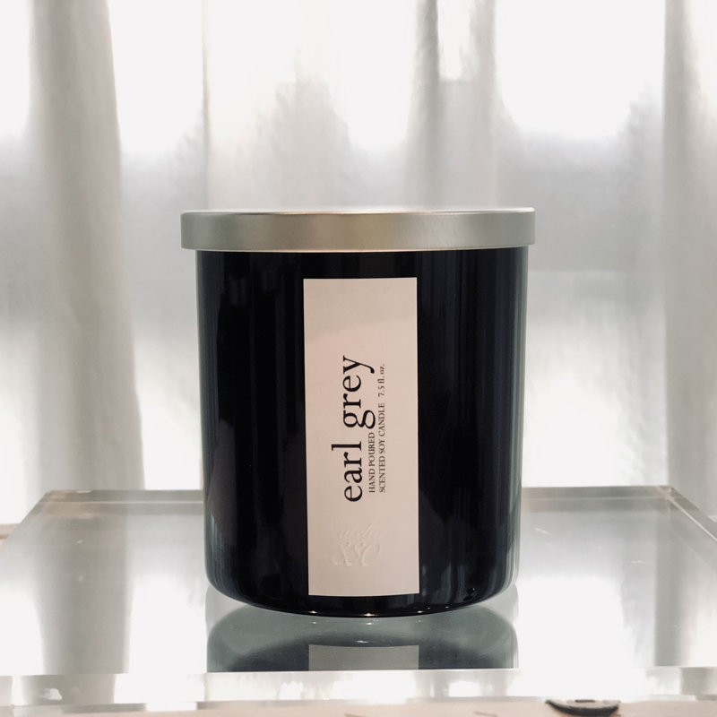 Dark Collection Earl Grey Scented Jar Candle