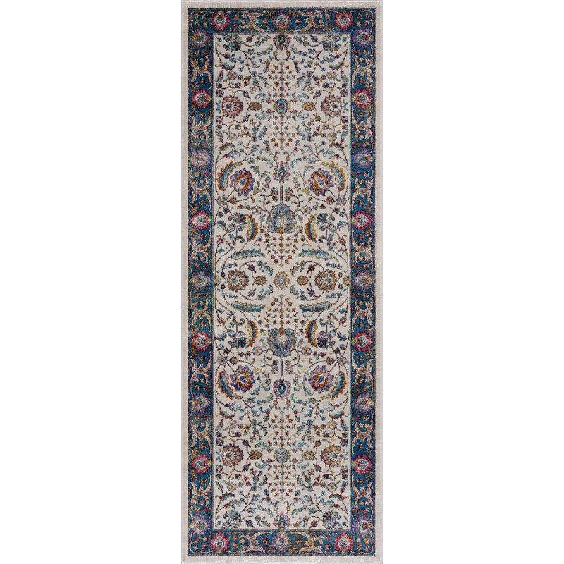 Tapis ivoire Elginpark, Tapis de couloir 2 pi 7 po x 7 pi 3 po
