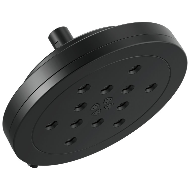 8” H2OKinetic® Round Multi-Function Wall Mount Showerhead