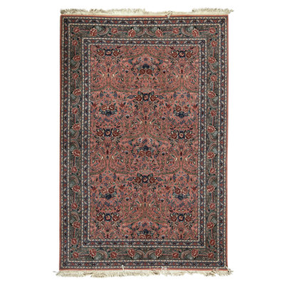 Wool Oriental Area Rug in Green