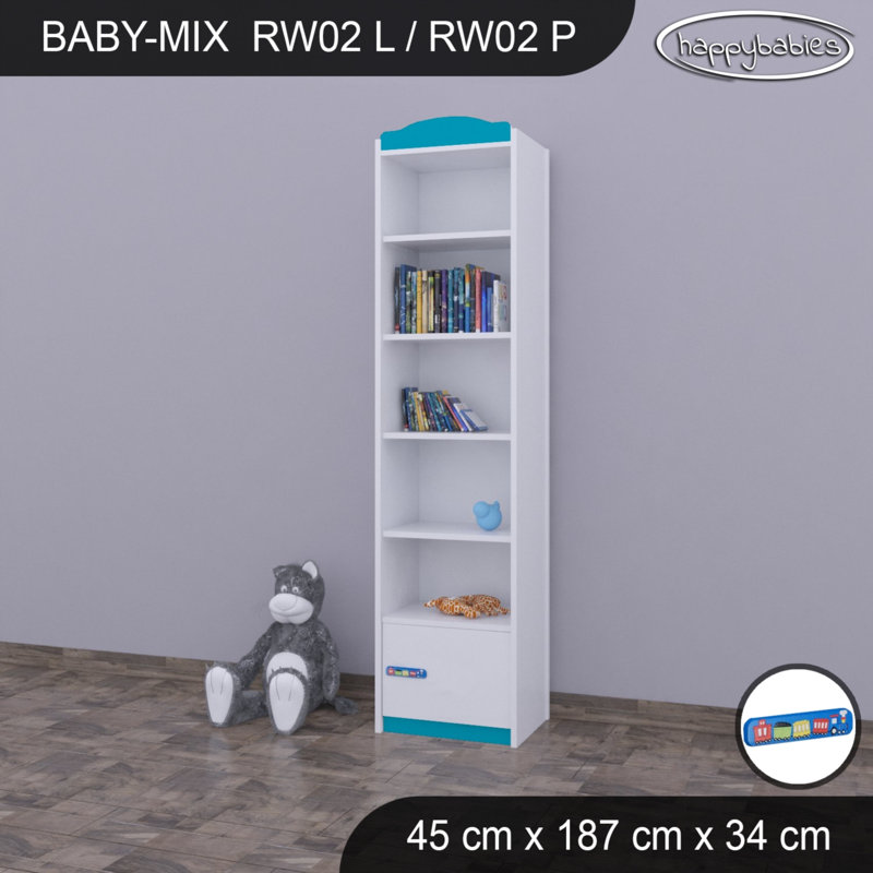 Baby Mix 187cm H X 45cm W Kids Cube, Blue