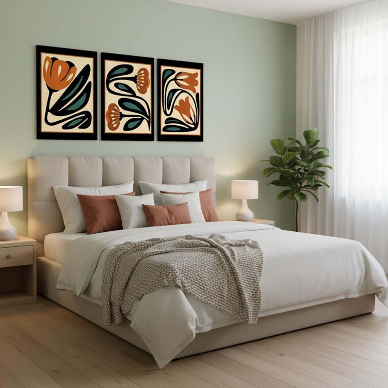 3 Piece Wrapped Canvas Wall Art