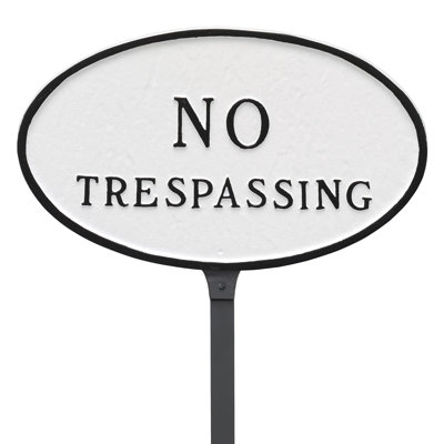 Weather Resistant Metal Garden Sign
