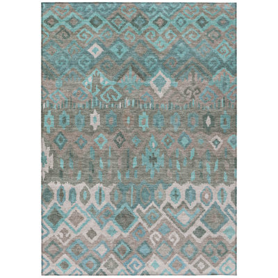 Machine Washable Indoor/Outdoor Matteson ACN2304 Casual Rug