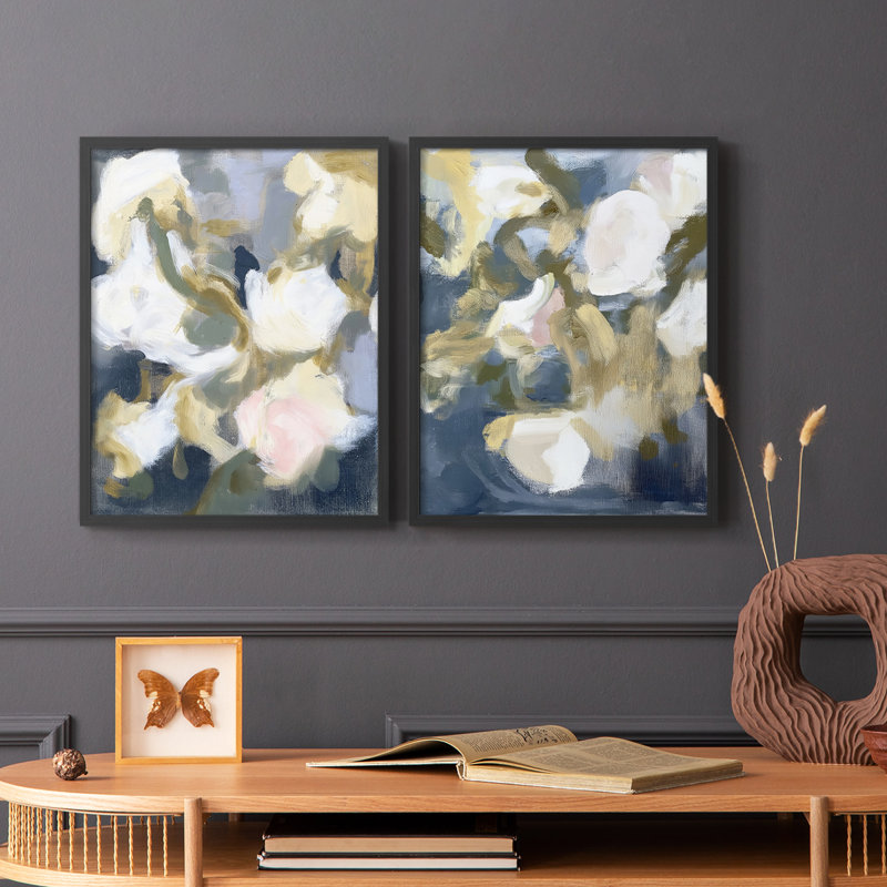 ABSTRACT Series DCCCL XXVI - Reproduction encadrée de qualité supérieure - prête à être accrochée - aucun clou requis - aucun clou requis