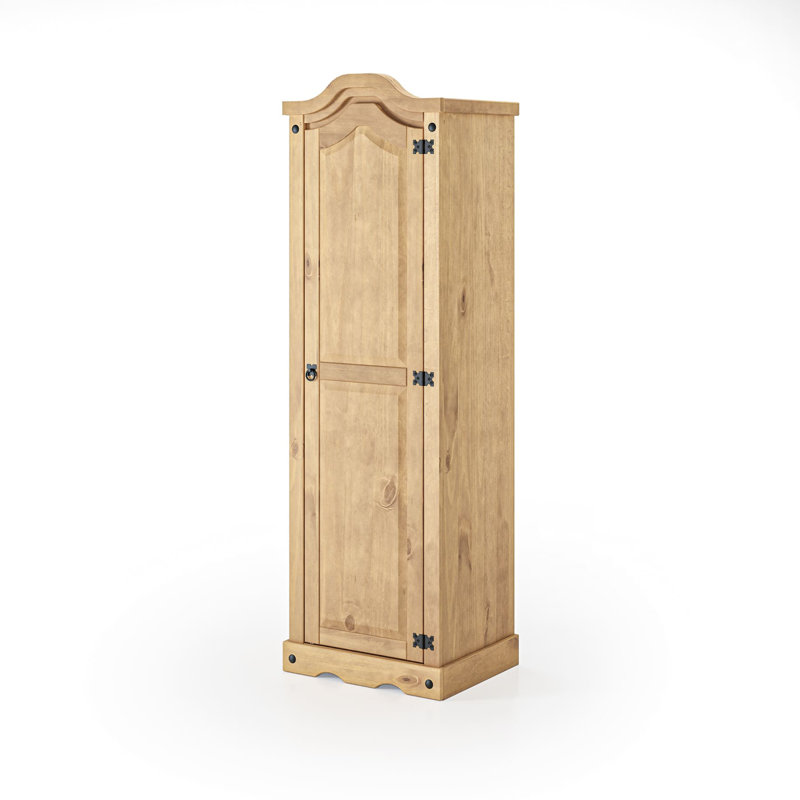 Gulzaar 1 Door Solid Wood Wardrobe